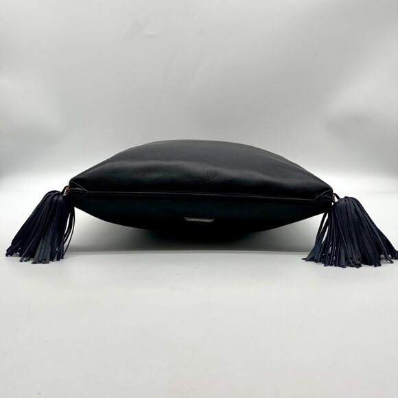 Rebecca Minkoff Black Leather Chase Convertible Hobo Bag - Picture 9 of 11